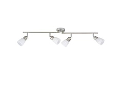 Brilliant Deckenstrahler Glühlampe E14 160 W Sofia 55331/77 Eisen, Chrom