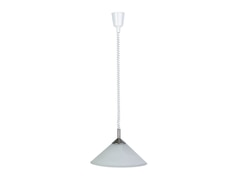 Brilliant Pendelleuchte Energiesparlampe E27 100 W Ariana 73578/13 Eisen, Alabaster
