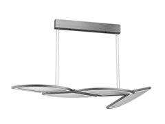 Evotec LED-Pendelleuchte, 4flg., »MOVIL«, nickelfb. gebürstet, Energieeffizienzklasse A+