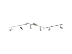 Fabas Luce Fabas Fabas Deckenleuchte / L 150 cm/ nickel satiniert-chrom 2554-86-178