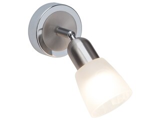 Brilliant LED-Wandleuchte E14 3 W Energiesparlampe, Bethany G55210/77 Eisen, Chrom -