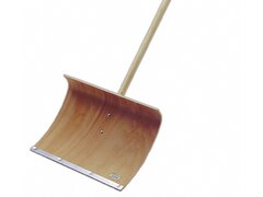 Freund Victoria Sperrholz Schneeschieber 50cm mit Schraubstiel mit Kante und Schraubstiel