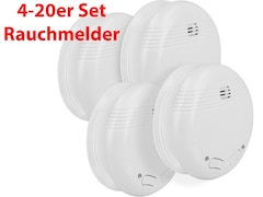 Mumbi RMF150 Funk Rauchmelder (4 St.) Rauchmelder, Anzahl im Set: 4, Farbe: weiß