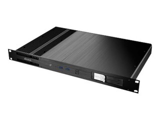 Akasa Galileo TU1 Thin-Mini-ITX 1U Gehäuse, OEM - schwarz -