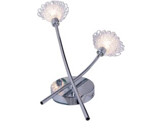 Näve Wandleuchte / Metall, Glas / chrom / klar -