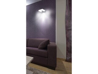 Näve LED Wandleuchte / Metall, Acryl / chrom, frost (1168242) -