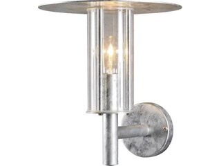 Konstsmide Mode Wandleuchte, galvanisierter Stahl, klares Polycarbonat Glas (bruchsicher und schlagfest), Handmade in EU -