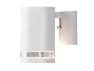 Konstsmide Modena Wandleuchte , weiß lackiertes Aluminium, klares Acrylglas, Reflektor -