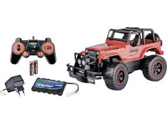 Carson Modellsport FD Sport Jeep Wrangler Brushed 1:12 RC Einsteiger Modellauto Elektro Straßenmodell Heckantrieb 100% RtR 2,4 GHz