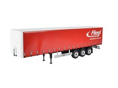 Carson 1:14 Truck LKW 3-Achs Fliegl Megarunner Plane (Rot)