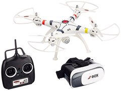 Jamara Quadrocopter Payload GPS inkl. VR-Brille Drohne