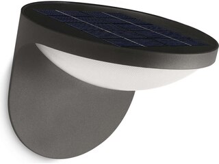 Philips myGarden Dusk Solar LED-Außenwandleuchte anthrazit -