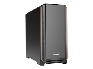 be quiet! Silent Base 601 Midi Tower ohne Netzteil schwarz/orange -