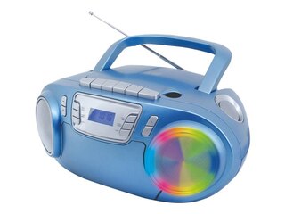 Soundmaster SCD5800BL Radio-Rekorder mit CD + Kassette blau -