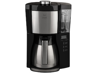 Melitta LOOK® Therm Timer | Filterkaffeemaschine | Thermoskanne aus Edelstahl Schwarz -