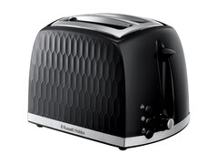 Russell Hobbs Honeycomb 2Schlitz Kompakt-Toaster schwarz