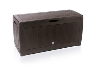Deuba Truhe Rato klappbarer Deckel Rattanoptik braun -