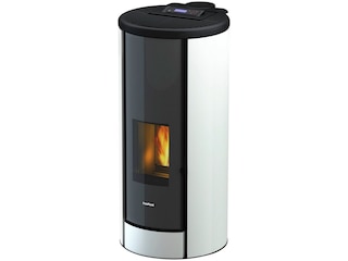 FreePoint Pelletofen Breeze weiß schwarz, weiß, bis 9,1kW Heizleistung -