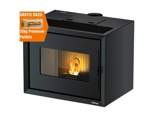 FreePoint Pelletofen Modo Airtight schwarz, bis 9,3kW Heizleistung -
