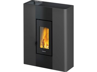 FreePoint Pelletofen Roxy anthrazit schwarz, bis 7kW Heizleistung -