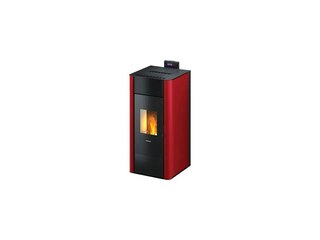 FreePoint Pelletofen Tesis 23 bordeaux schwarz, bordeaux, bis 22,8kW Heizleistung -