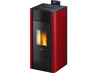 FreePoint Pelletofen Tesis 23 weiß schwarz, bis 22,8kW Heizleistung -