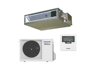 Panasonic UD3 Kanalgerät Klimaanlage Single Split Set CS-Z50UD3EAW / CU-Z50UBEA 5 kW grau -