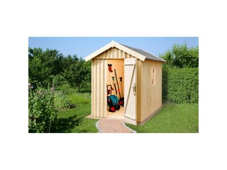 Weka Schwedenhaus Größe 1 Natur BxT: 162 cm x 168 cm -