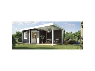 Weka Komfort Designhaus 213 Plus Gr. 2 B Anthrazit BxT: 601x298cm / 295 cm Anbau -