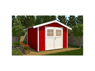 Weka Holz-Gartenhaus/Gerätehaus 122 Gr. 1 Schwedenrot BxT: 240 cm x 205 cm -