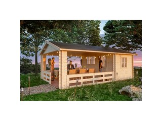 Skanholz Gartenhaus Alicante 3, BxT: 420x653 cm, (Set) -